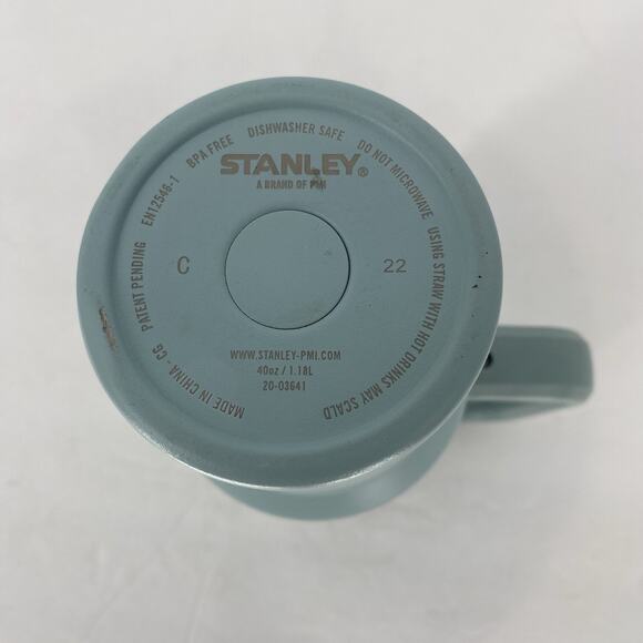 Stanley 40 oz Tumbler With Mug Handle Mint Green No Lid - Picture 4 of 5